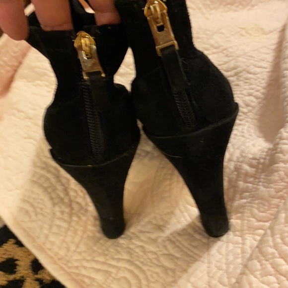 Brian Atwood Suede Ankle Booties - Picture 4 of 4